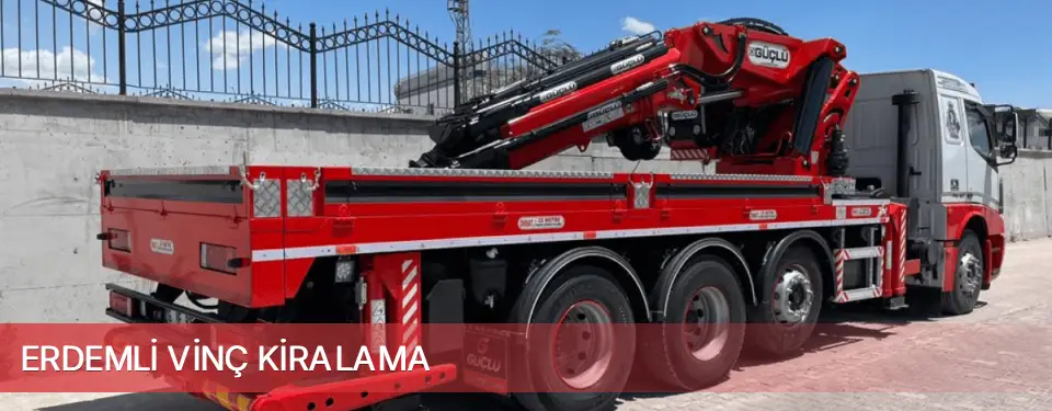 Erdemli İlçemi Vinç Kiralama